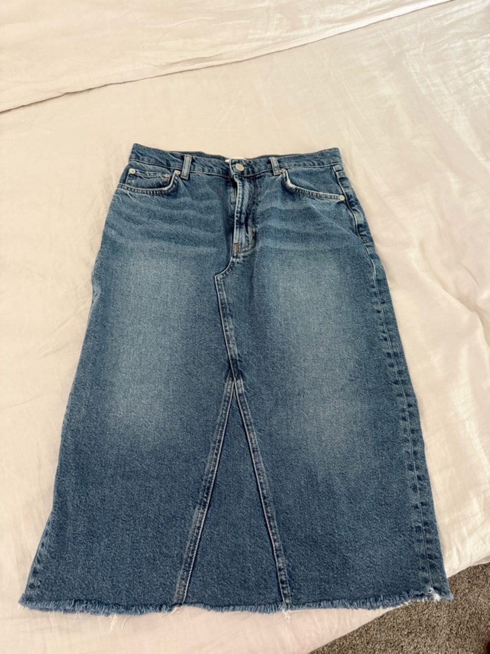 Rails Medium Blue Denim Skirt